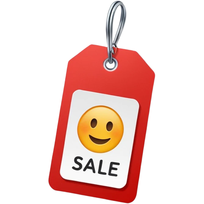 SALE TAG emoji