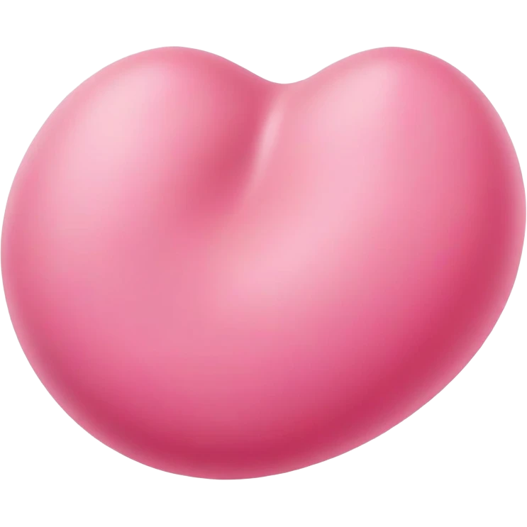 big juicy cartoon butt, playful and lighthearted emoji