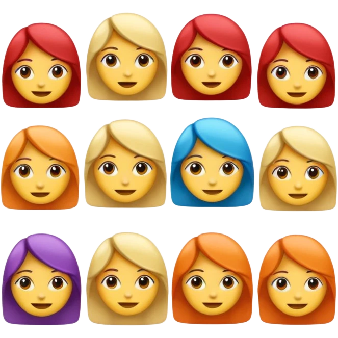 Emojis femininos emoji