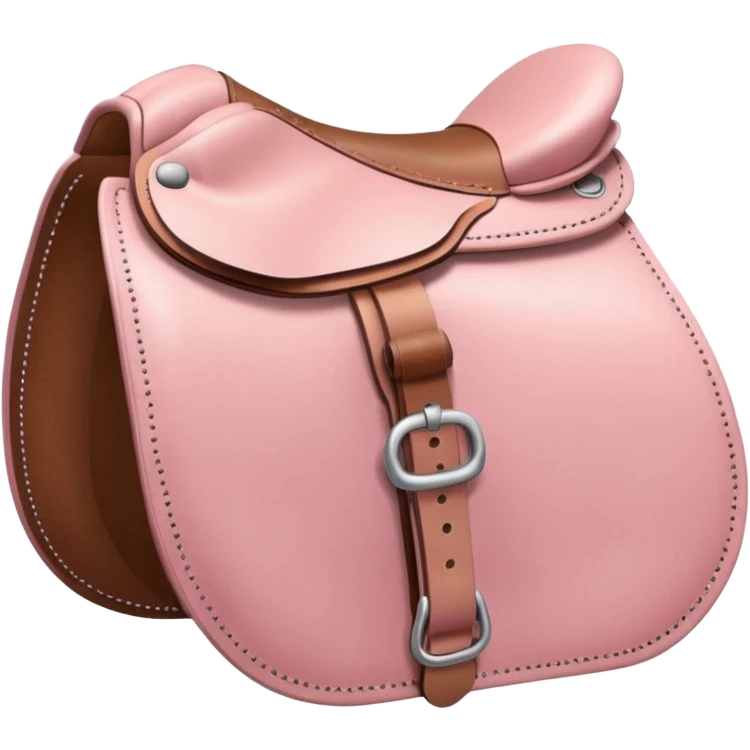 Pastel pink saddle  emoji