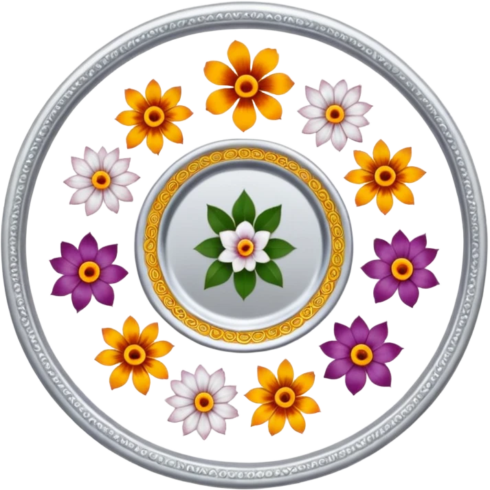 Tamil nadu Pooja thali emoji