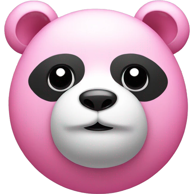 Pink panda  emoji