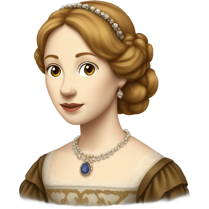 Catherine Howard detailed pretty emoji
