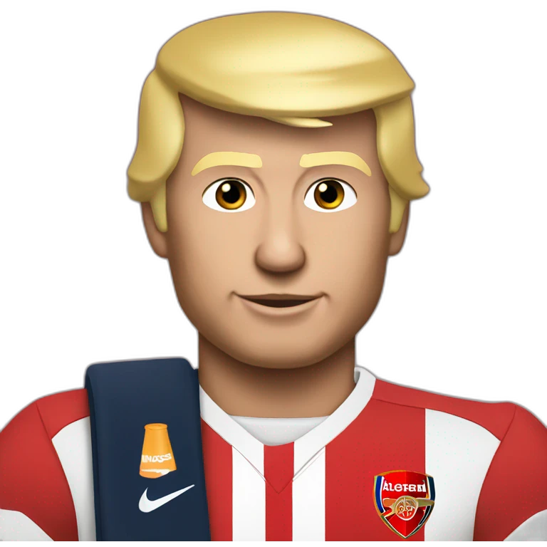 Arsenal football donald trump emoji