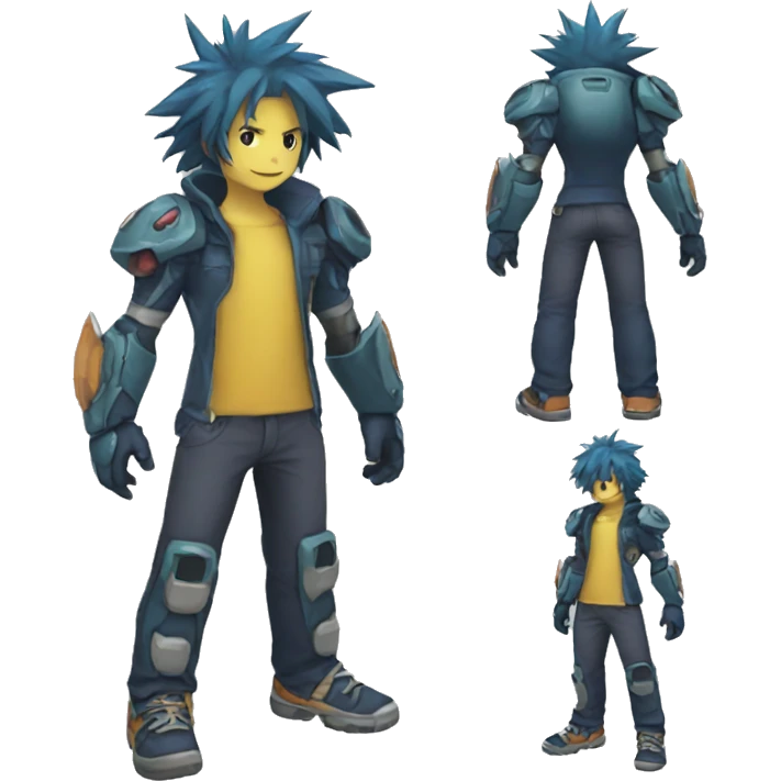 Digimon full body emoji