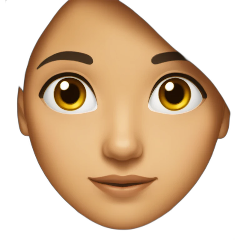 Silvia brunette Peruvian Spanish emoji