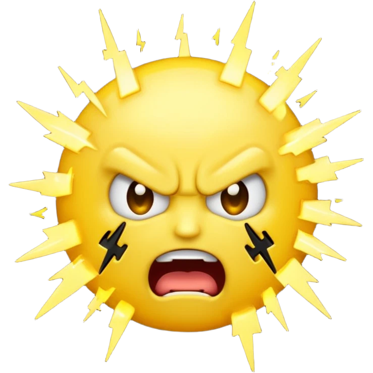 angry electrocuted emoji emoji