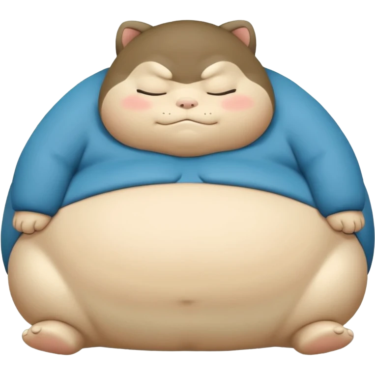 Sleeping snorlax pokemon not realistoc 2d emoji emoji