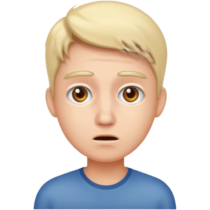 confused face emoji