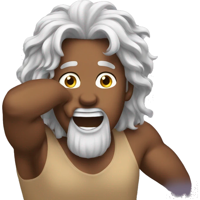 pulling hair emoji emoji