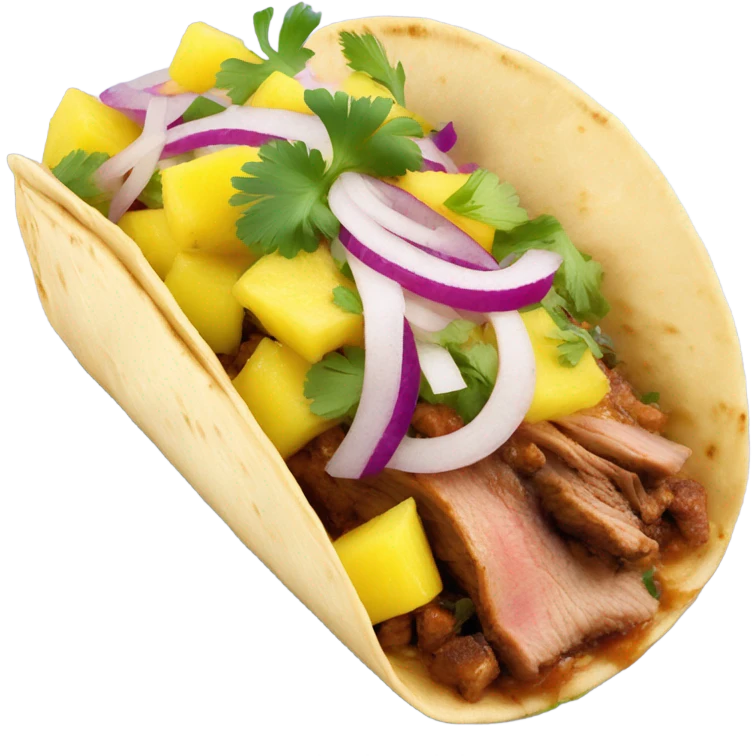 taco de pastor  emoji