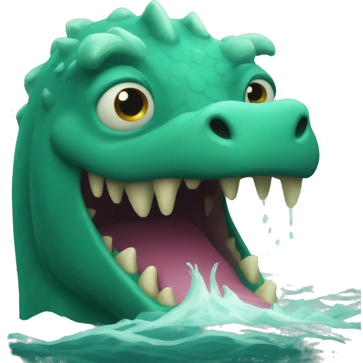 Monster of the lochness  emoji
