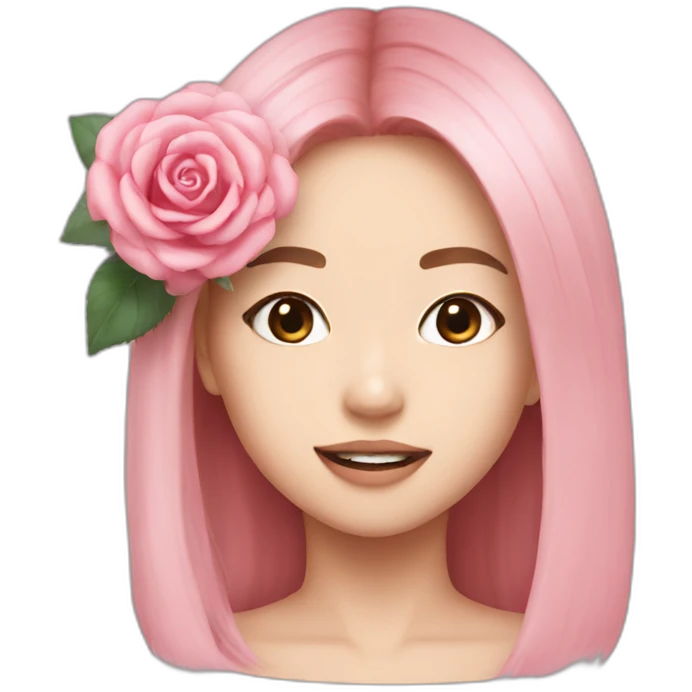 rose blackpink emoji