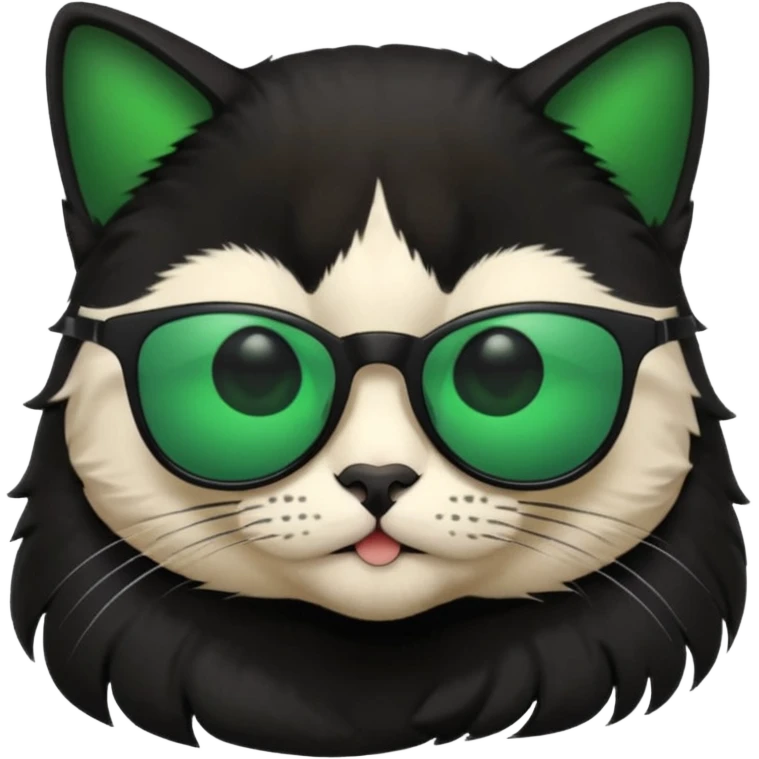 Cat wearing sunglasses emoji