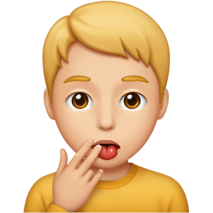 Sucking emoji