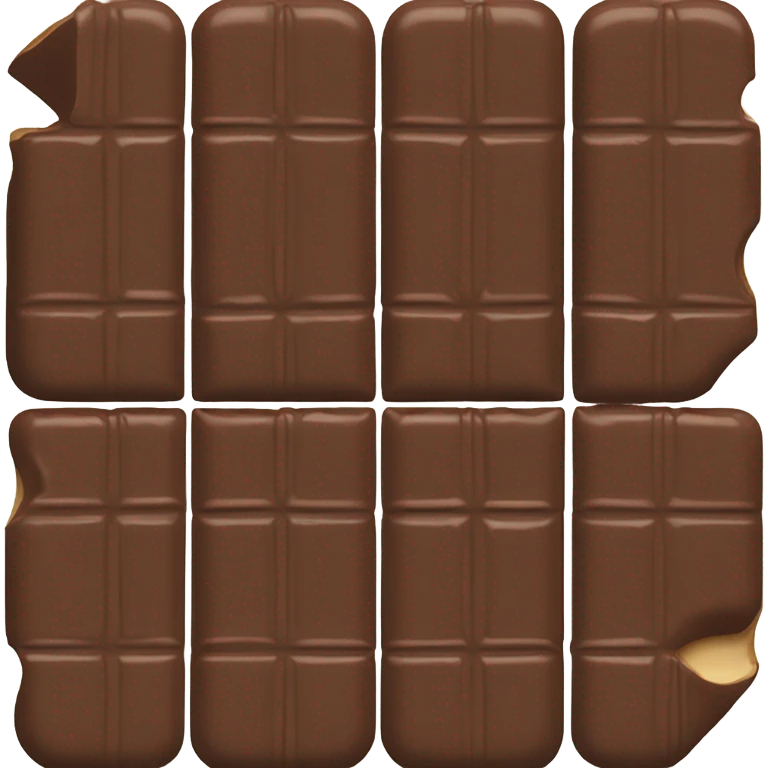 Chocolate bar emoji