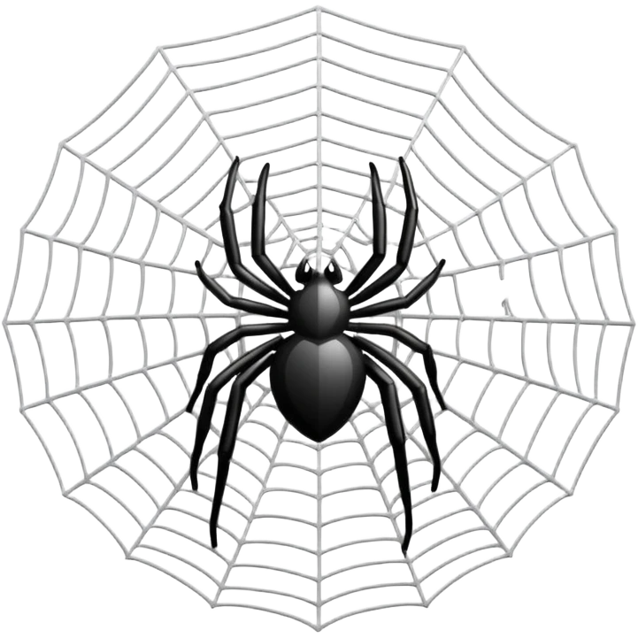Make the I love u using spider web emoji 

 emoji