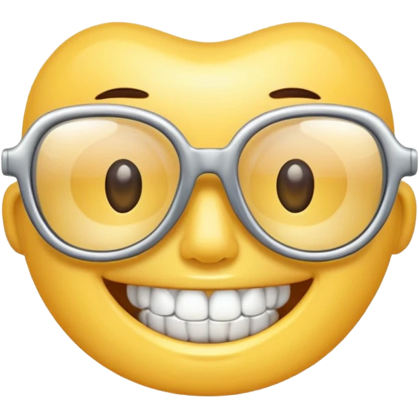 Dental glasses emoji