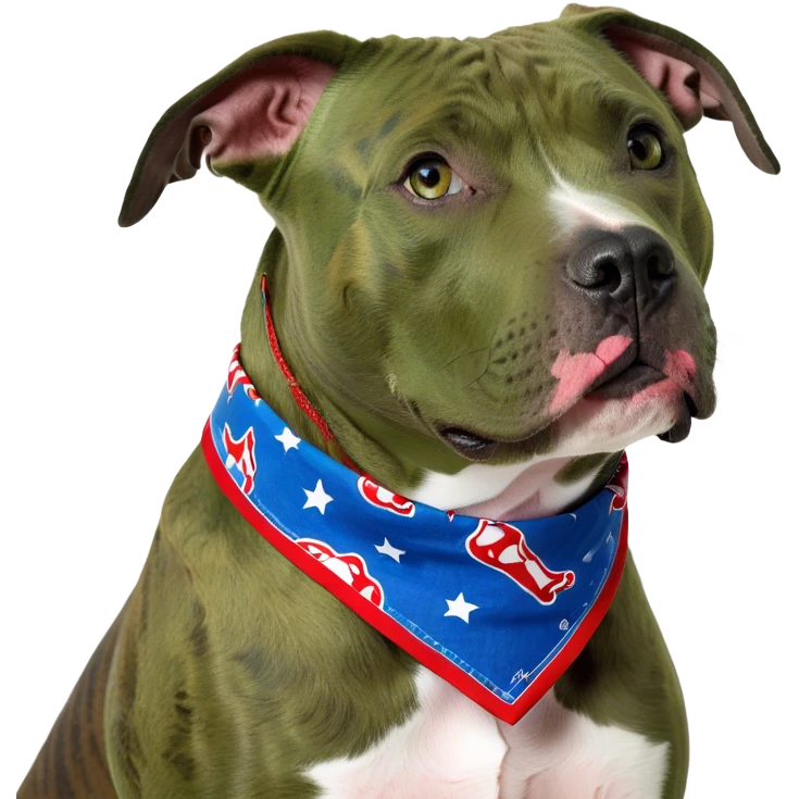 brindle pitbull emoji