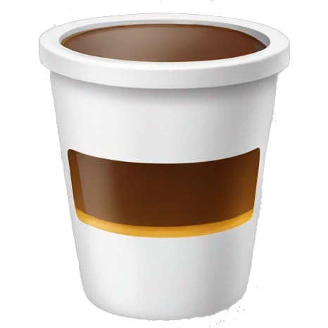 Coffee capsule emoji