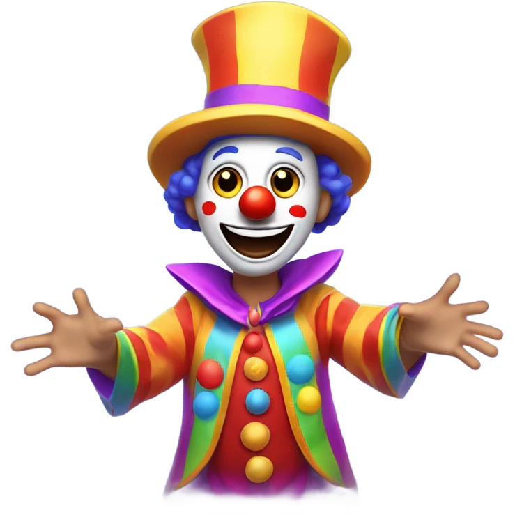 A clown wizard  emoji