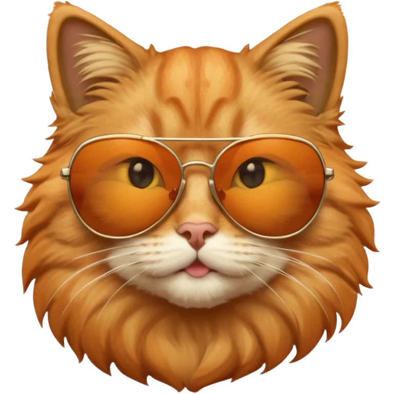 Cat wearing sunglasses emoji