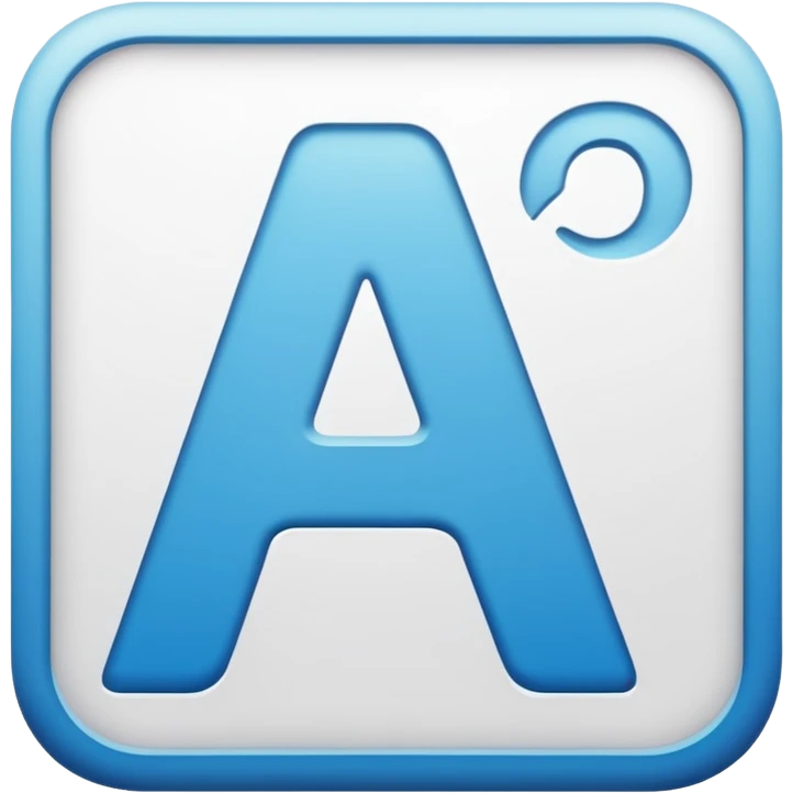 white letter emoji