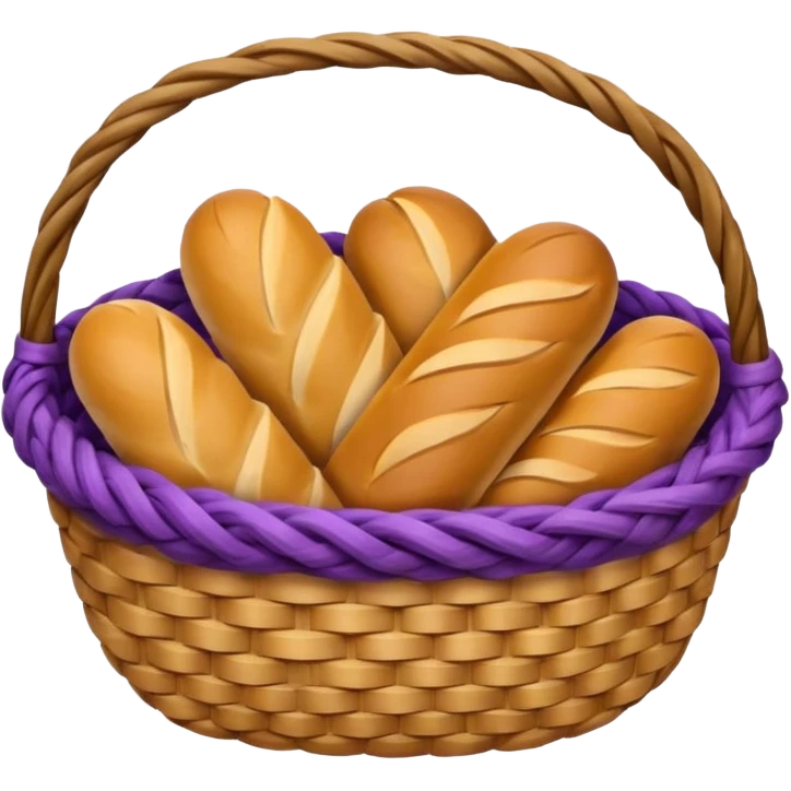 Bread Basket purple emoji