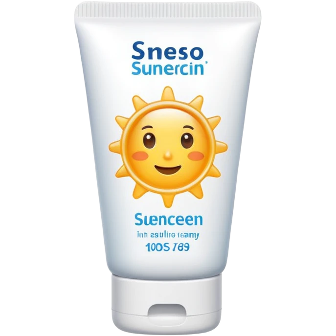 Sunscreen emoji