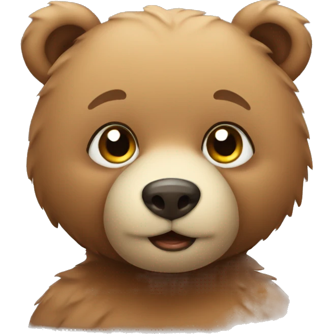 Cute bear emoji