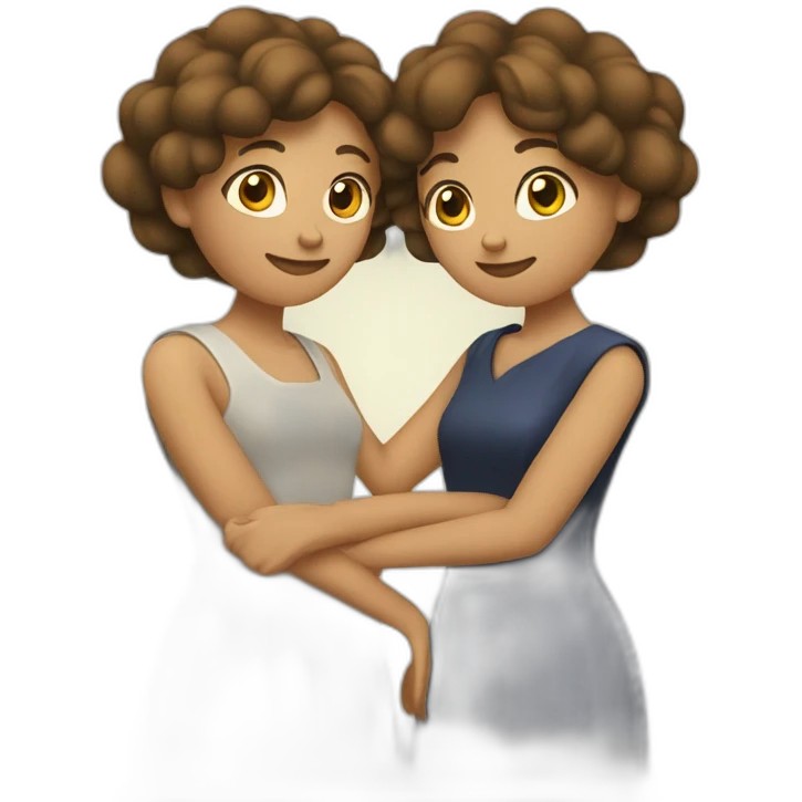 Deux femme qui s'embrasse emoji