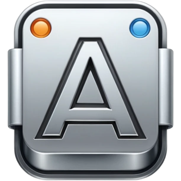 Font settings icon with sliders and letter A emoji