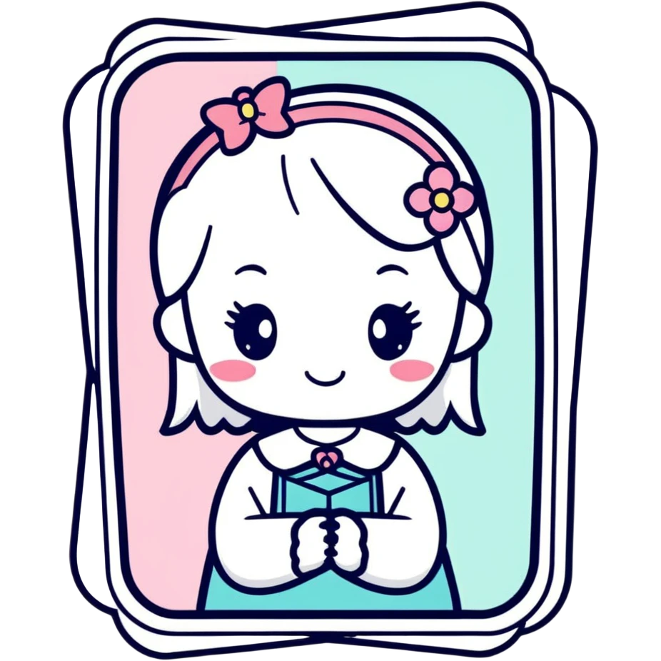 Uno reverse card link with girly decor emoji