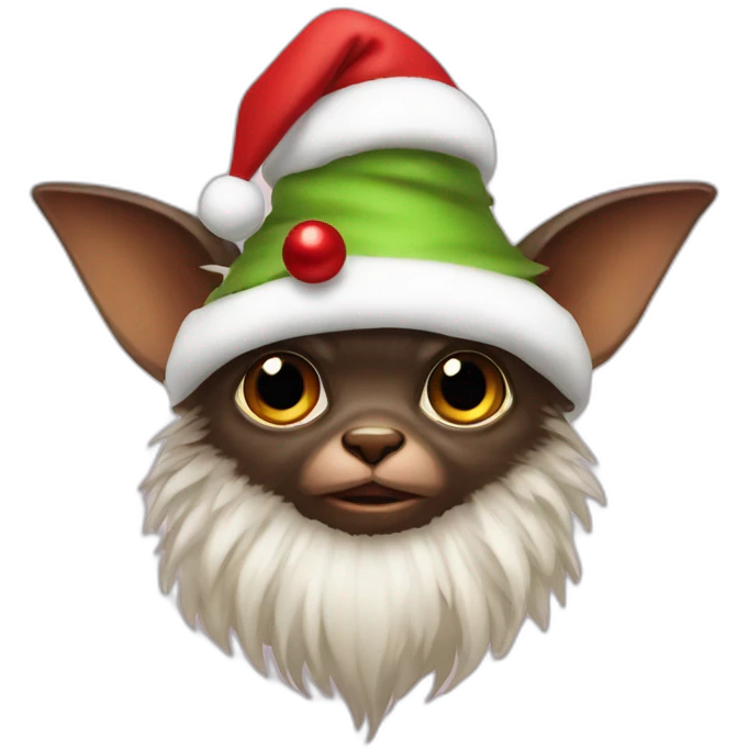 christmas gremlin emoji