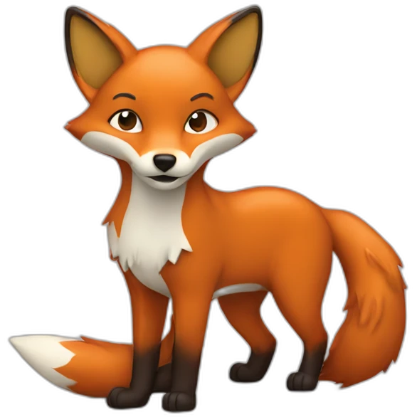 fox broken into pieces emoji