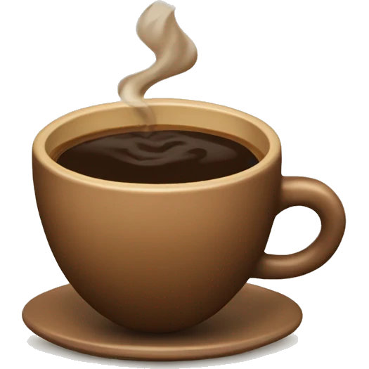 Un yedai con una tasa de café  emoji