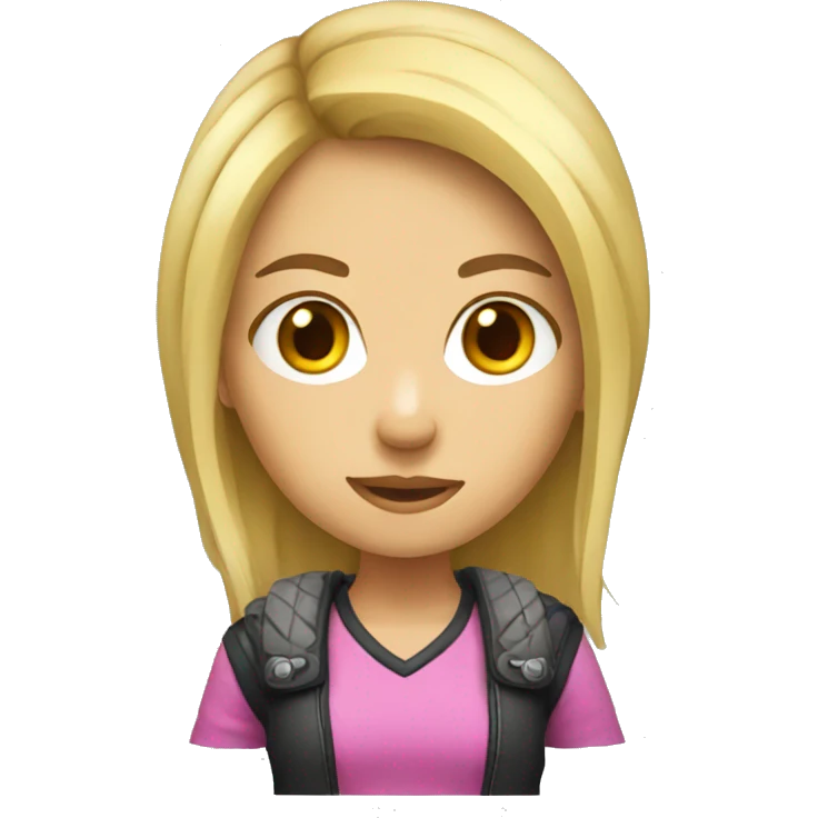 girl blonde gamer emoji