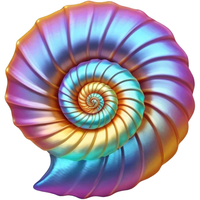 Maui sunrise shell emoji