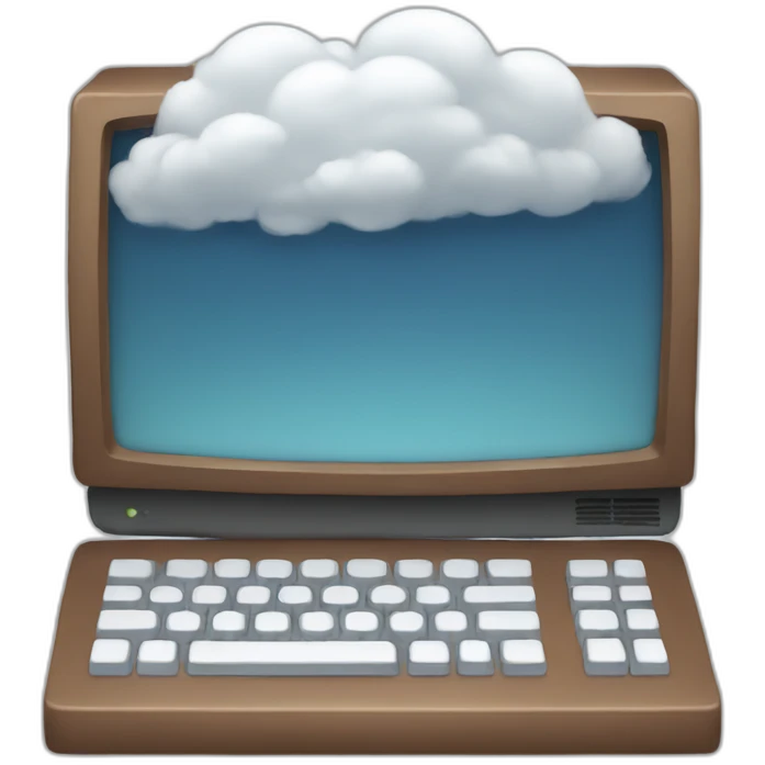 cloud computer emoji