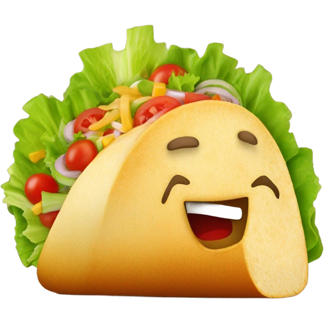 Red taco emoji