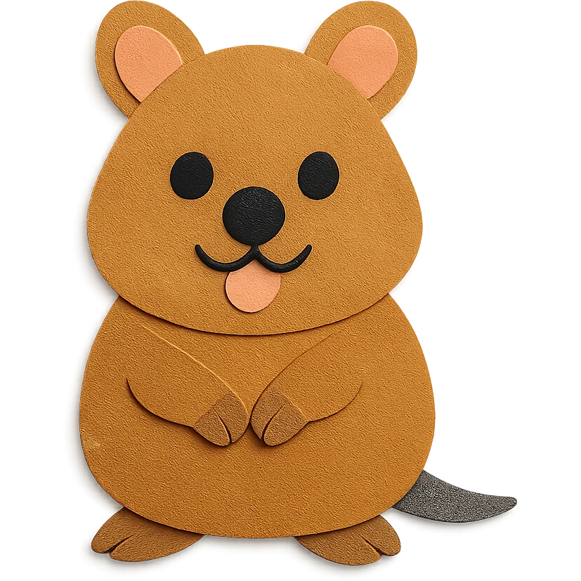 cute quokka emoji