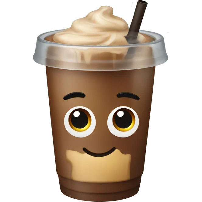Ice coffee  emoji
