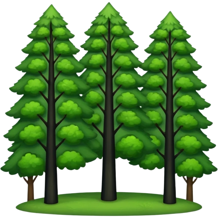 In our hometown, there’s plenty of trees emoji