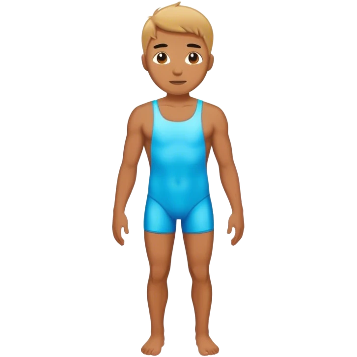 Un hombre tirandose a una en bañador emoji