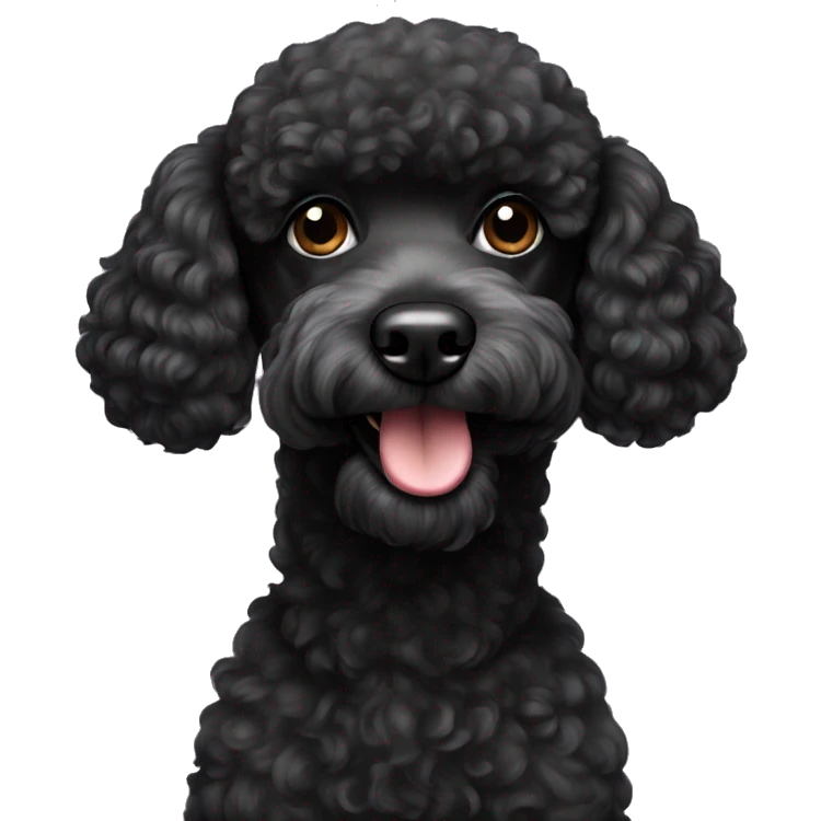 black-poodle emoji