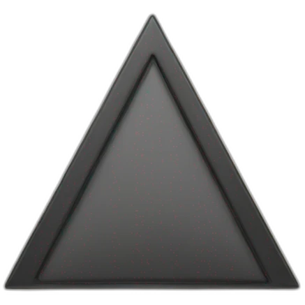 triangle with fingers  emoji