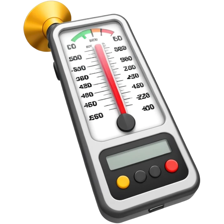 Measure loudness of music emoji