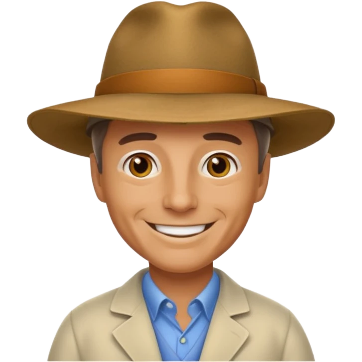Dr. Alan Grant from the Jurassic Park movie emoji