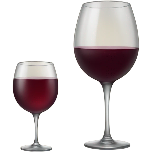 Tipping wine glass emoji