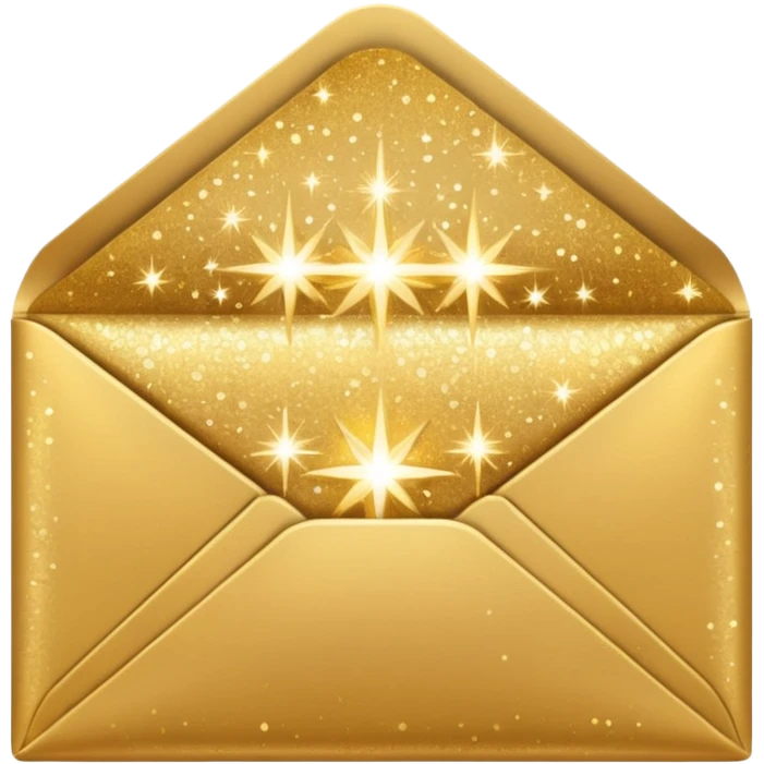 envelope with sparkles emoji